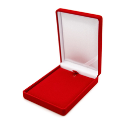 Pudełko flokowe czerwone P8/FLOKCZERW