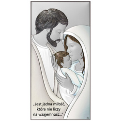 Obrazek Srebrny Święta Rodzina DS128C