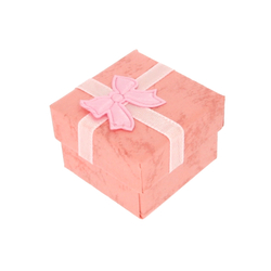 Pudełko z kokardą różowe PEN-2/RÓŻOWE