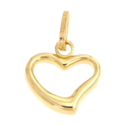 Złota przywieszka pr. 585 Serce ZP067