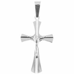 Krzyżyk srebrny z wizerunkiem Jezusa MM125