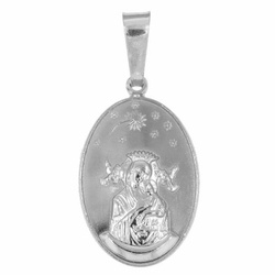 Medalik srebrny - Matka Boska Nieustającej Pomocy MM096