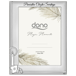 Ramka srebrna Pamiątka Chrztu Świętego DS107