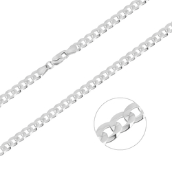 Łańcuszek srebrny pr. 925 PANCERKA 4,5 mm LPN004