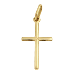 Złoty krzyżyk pr. 585 Krzyż prosty ZK070