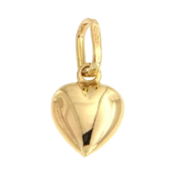 Złota przywieszka pr. 585 Serce ZZ070