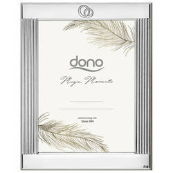 Ramka srebrna pamiątka ślubu DS200