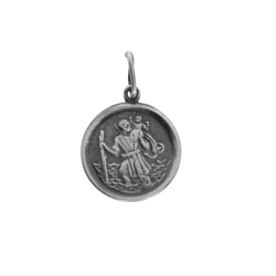 Medalik srebrny - Święty Krzysztof ML003