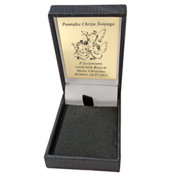 Pudełko skórzane czarne PGZ-3/A25/GZ