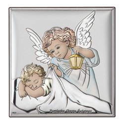 Obrazek srebrny Aniołek Twój Anioł Stróż DS14C