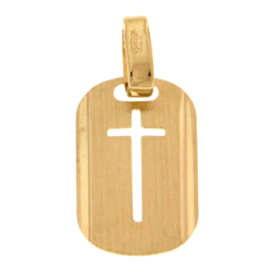 Złoty krzyżyk pr.585 Krzyżyk ażurowy ZK011