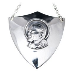 Ryngraf srebrny 925 Św. Jan Paweł II R02