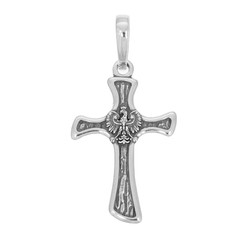 Krzyżyk srebrny z Orłem patriotyczny srebro pr. 925 SK001