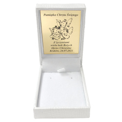 Pudełko skórzane białe PGZ-3/A1/GZ