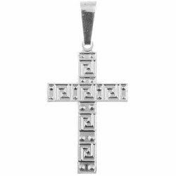 Krzyżyk srebrny MM133