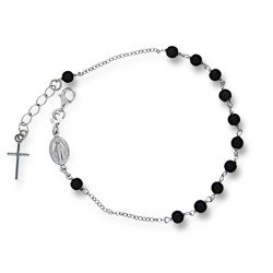 Różaniec srebrny - bransoletka na rękę 3,5-4,2 g, srebro pr. 925 BRS10