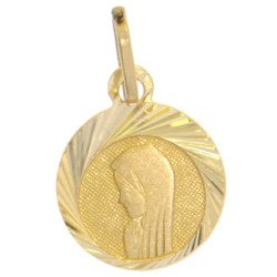 Złoty medalik pr. 585 M.B. Madonna ramka ZM025