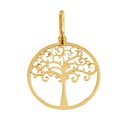 Złota przywieszka pr. 585 drzewo życia drzewko szczęścia ZZ068