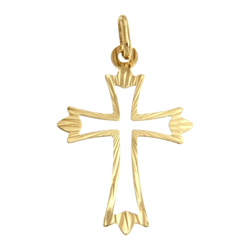 Złoty krzyżyk pr. 585 Krzyż ZK066