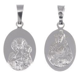 Medalik srebrny - Matka Boska Częstochowska MM038