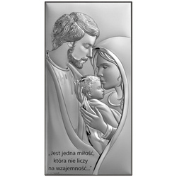 Obrazek Srebrny Święta Rodzina DS128