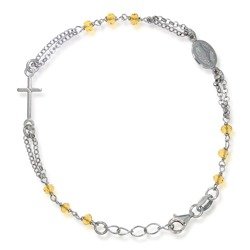 Różaniec srebrny - bransoletka na rękę 3,2-3,6 g, srebro pr. 925 BRS01