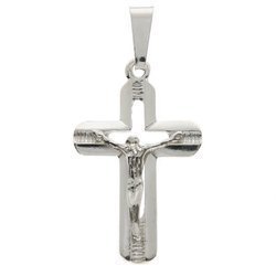 Krzyżyk srebrny z wizerunkiem Jezusa 3,3 cm MO031