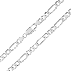 Łańcuszek srebrny pr. 925 figaro 5,0 mm ALT100