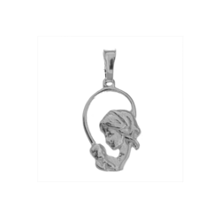 Medalik srebrny - Matka z dzieciątkiem MO008