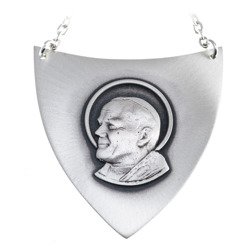 Ryngraf srebrny 925 Św. Jan Paweł II R05