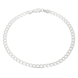 Bransoletka srebrna pr. 925 bransoleta męska PANCERKA 4,0 mm SBM04