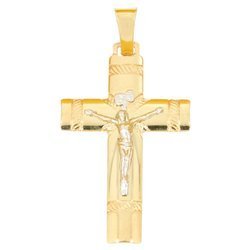 Złoty krzyżyk pr. 585  ZK064