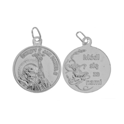 Medalik srebrny - Święty Jan Paweł II ML015
