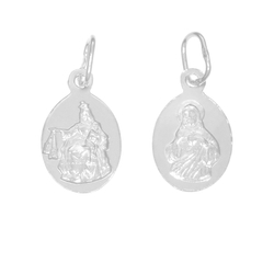 Medalik srebrny Szkaplerz Matka Boża Szkaplerzna ML051