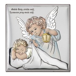 Obrazek srebrny Aniołek Twój Anioł Stróż DS15C