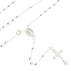 Różaniec srebrny - 5 dziesiątek 13,5g, 4mm srebro pr. 925 RC034