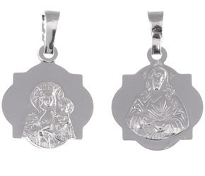 Medalik srebrny - Matka Boska Częstochowska MM039