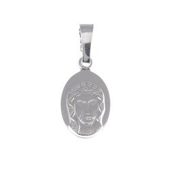 Medalik srebrny - Matka Boża Częstochowska Czarna Madonna MM033