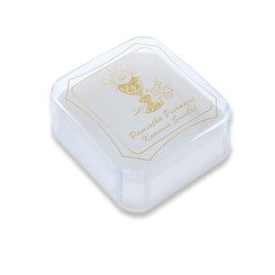 KOMUNIA PUDEŁKO plastikowe kwadrat 4,5x4,5 P22/M2/K