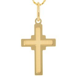 Złoty krzyżyk pr. 585 Krzyżyk ZK044