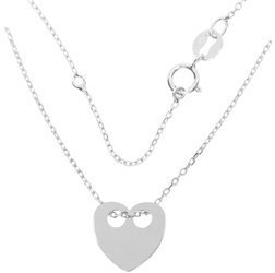 Naszyjnik celebrytka blaszka serce serduszko srebro pr. 925 CEL75
