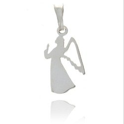 Srebrna zawieszka aniołek MM156