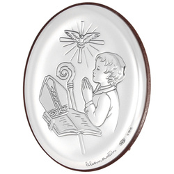 Obrazek srebrny Pamiątka Sakramentu Bierzmowania dla chłopaka D30814